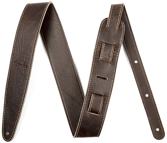 Fender Artisan Crafted Leather Straps 2inc. Brown - Sangle Courroie - Main picture