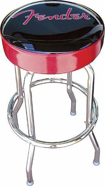 Fender Barstool Black & Red - 24in - Tabouret Bar Stool - Main picture