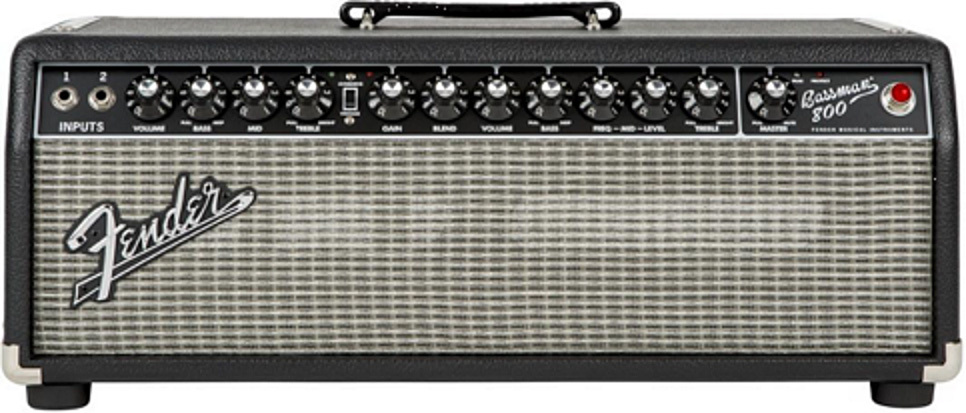 Fender Bassman 800 Head 800w 4-ohms Black/silver - TÊte Ampli Basse - Main picture