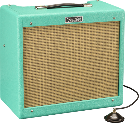 Fender Blues Junior Iv Fsr Celestion Creamback Surf Green - Ampli Guitare Électrique Combo - Main picture