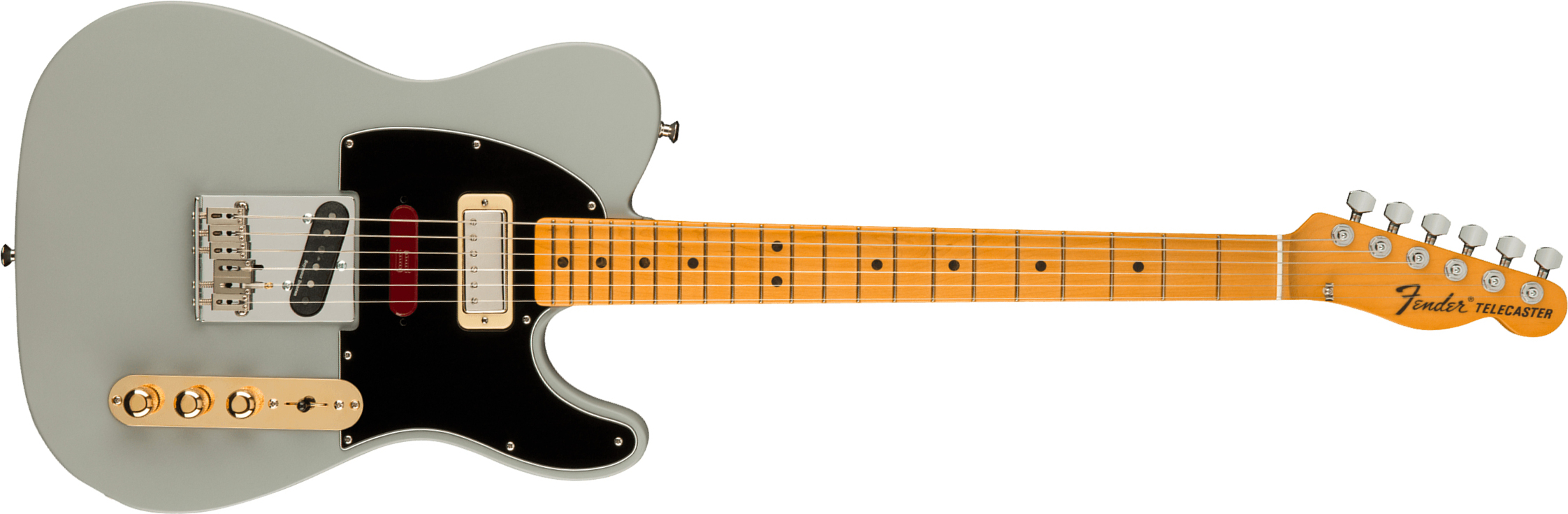 Fender Brent Mason Tele Signature Usa Ssh B-bender Mn - Primer Gray - Guitare Électrique Forme Tel - Main picture