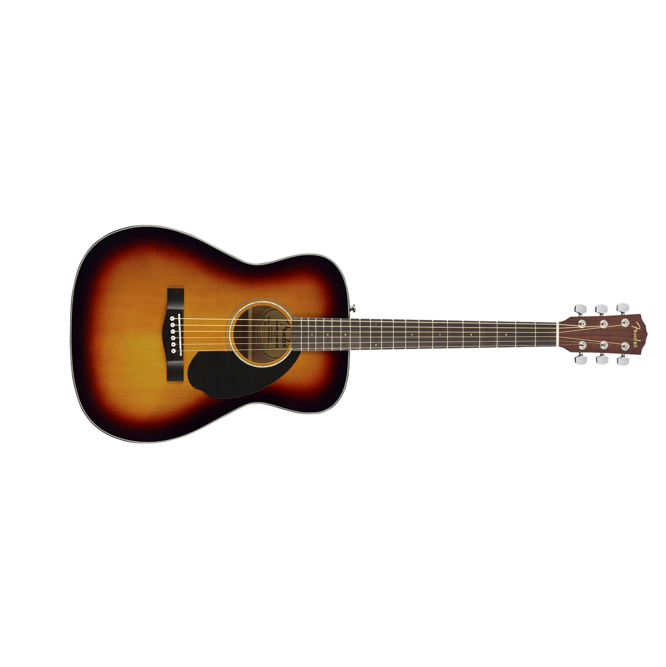 Fender Cc-60s Concert Epicea Acajou 2017 - Sunburst - Guitare Acoustique - Main picture