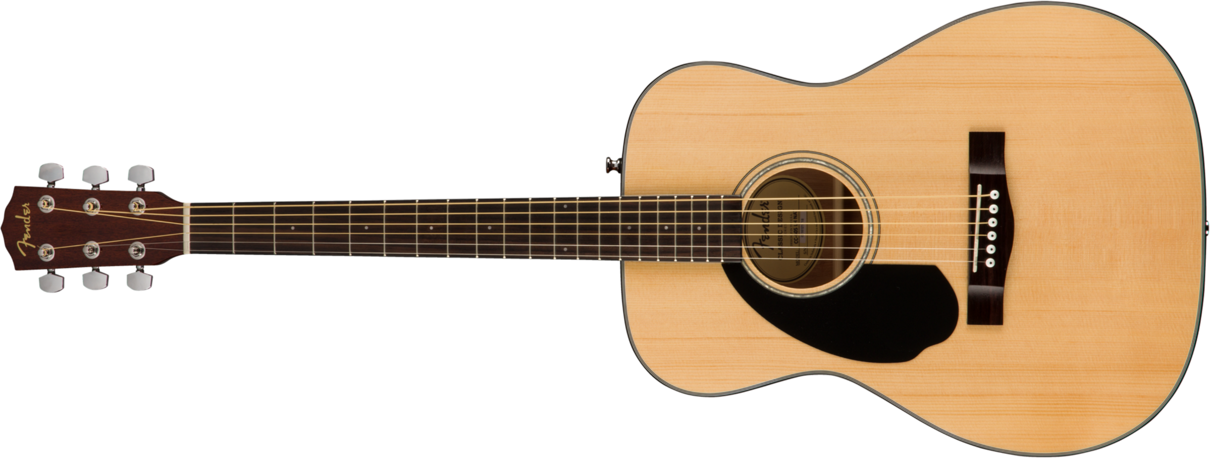 Fender Cc-60s Gaucher - Natural - Guitare Acoustique - Main picture