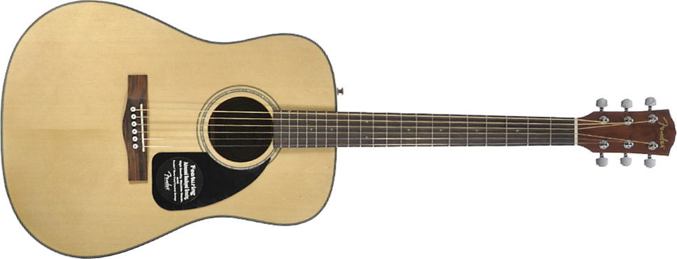 Fender Cd60 V2 Dreadnought Natural Gloss - Guitare Acoustique - Main picture