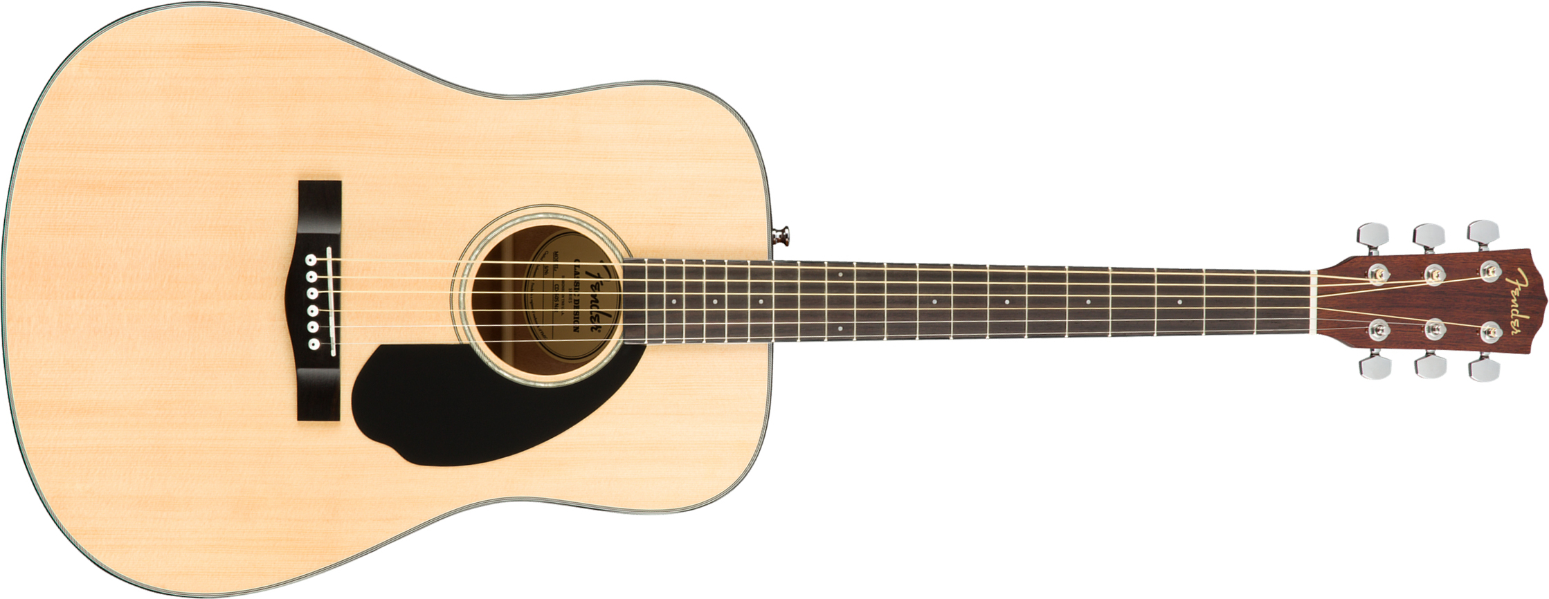 Fender Cd-60s 2019 Dreadnought Epicea Acajou Wal - Natural - Guitare Acoustique - Main picture