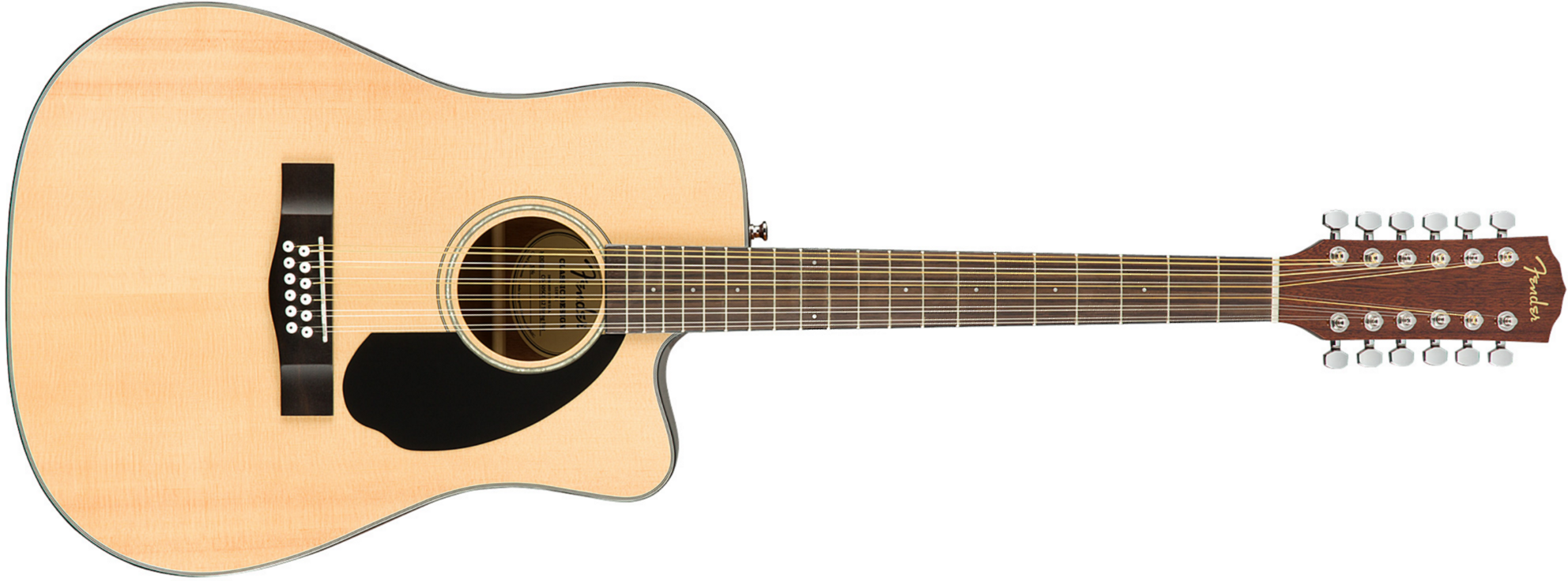 Fender Cd-60sce-12 Dreadnought Cw 12c Epicea 2020 - Natural - Guitare Electro Acoustique - Main picture