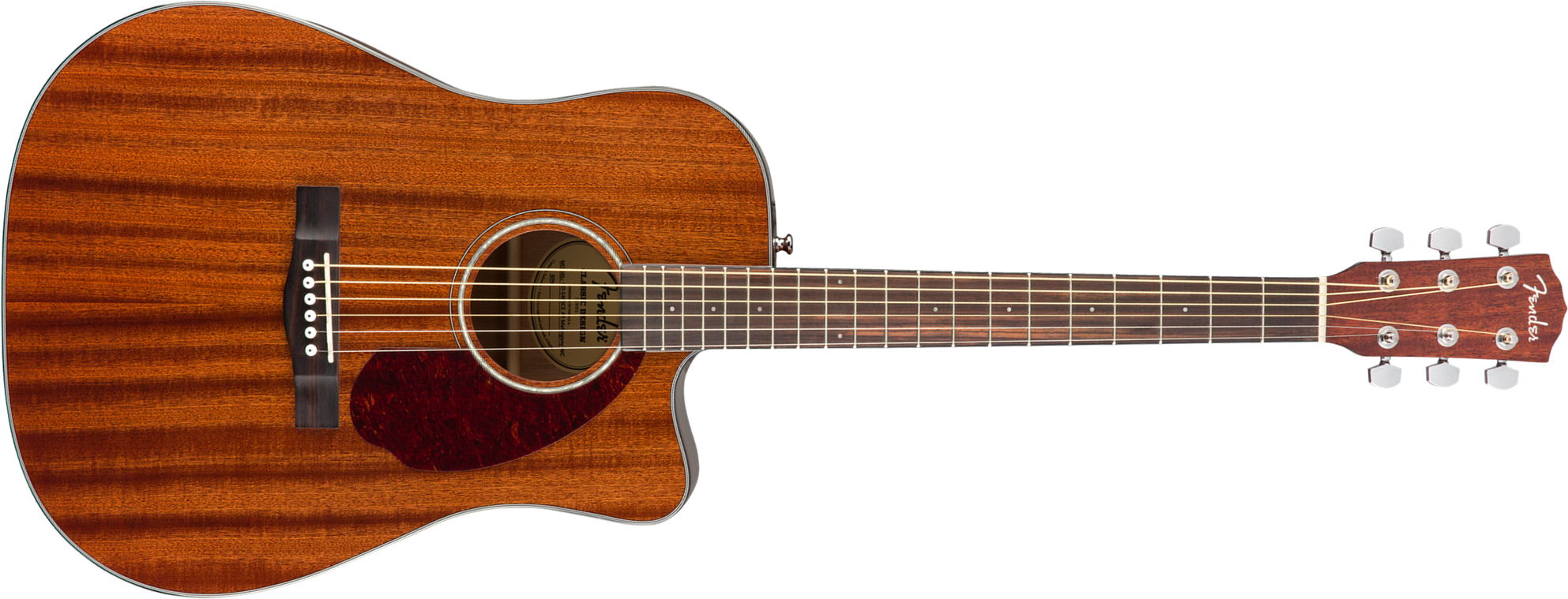 Fender Cd140sce All-mahogany Classic Design Dreadnought Cw Tout Acajou Wal - Natural - Guitare Folk - Main picture
