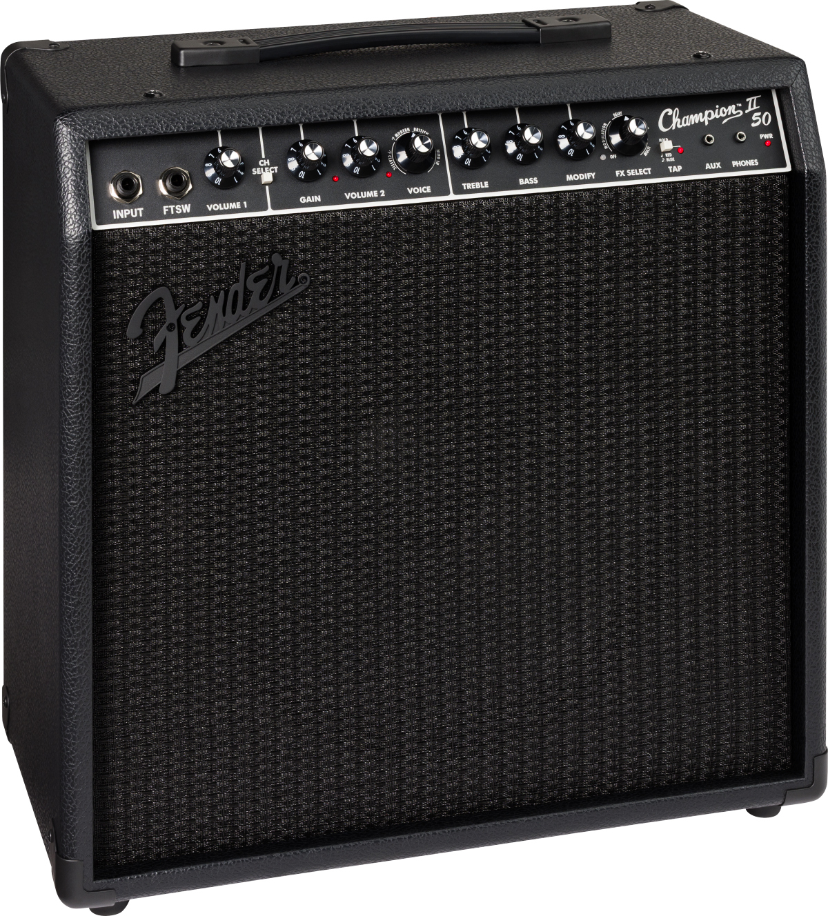Fender Champion Ii 50 Ltd 50w 1x12 Blackout - Ampli Guitare Électrique Combo - Main picture