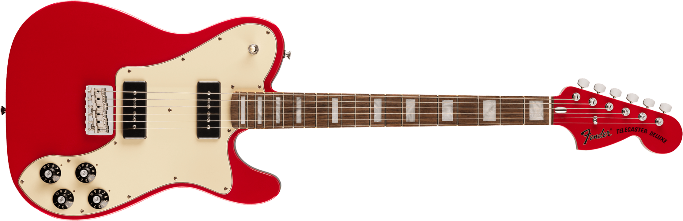 Fender Chris Shiflett Tele Cleaver Usa Signature 2s Ht Rw - Dakota Red - Guitare Électrique Signature - Main picture
