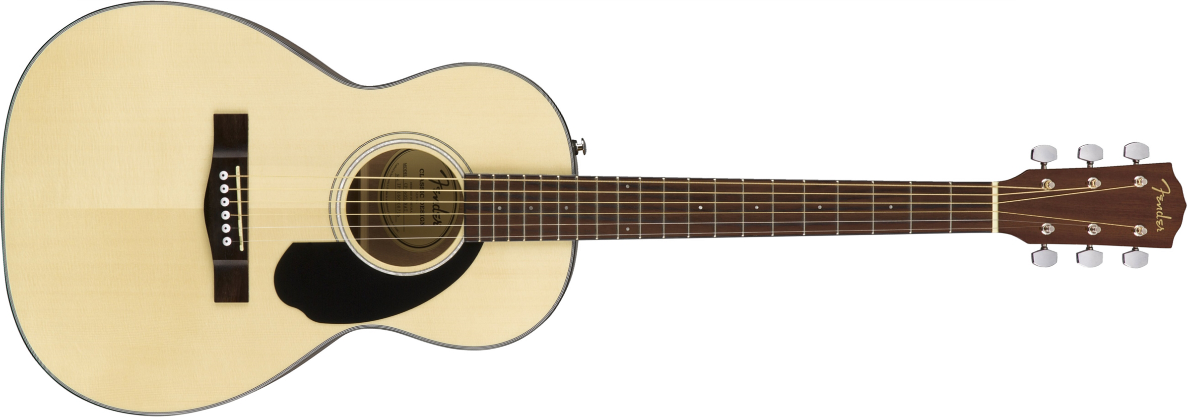 Fender Cp-60s Parlor Epicea Acajou Wal - Natural - Guitare Acoustique - Main picture