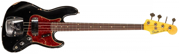 Fender Custom Shop 1962 Jazz Bass #CZ569677 - Relic aged black