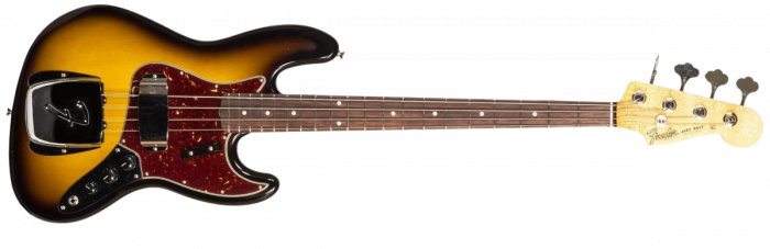 Fender Custom Shop 1964 Jazz Bass #R126513 - Closet classic 2-color sunburst