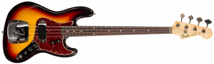 Fender Custom Shop 1964 Jazz Bass #R129293 - Closet classic 3-color sunburst