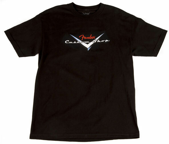 Fender Custom Shop Original Logo Black - Xl - T-shirt - Main picture