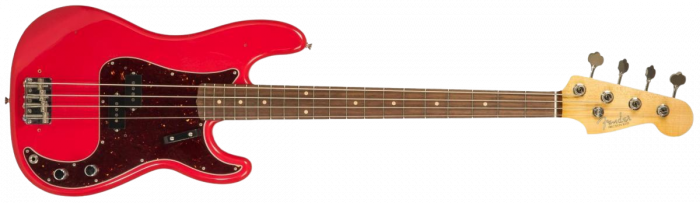Fender Custom Shop 1962 Precision Bass #R126357 - Journeyman relic fiesta red 