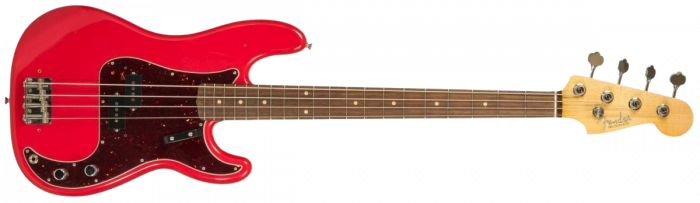 Fender Custom Shop 1962 Precision Bass #R126357 - Journeyman relic fiesta red