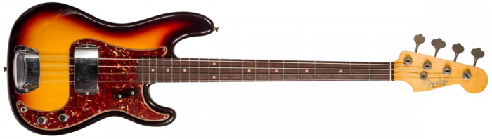 Fender Custom Shop 1963 Precision Bass #CZ56919 - Journeyman relic 3-color sunburst