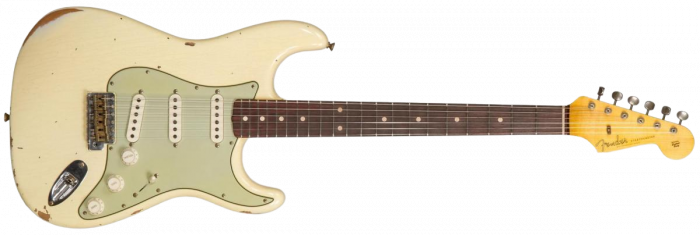 Fender Custom Shop 1959 Stratocaster #R117393 - Relic aged vintage white