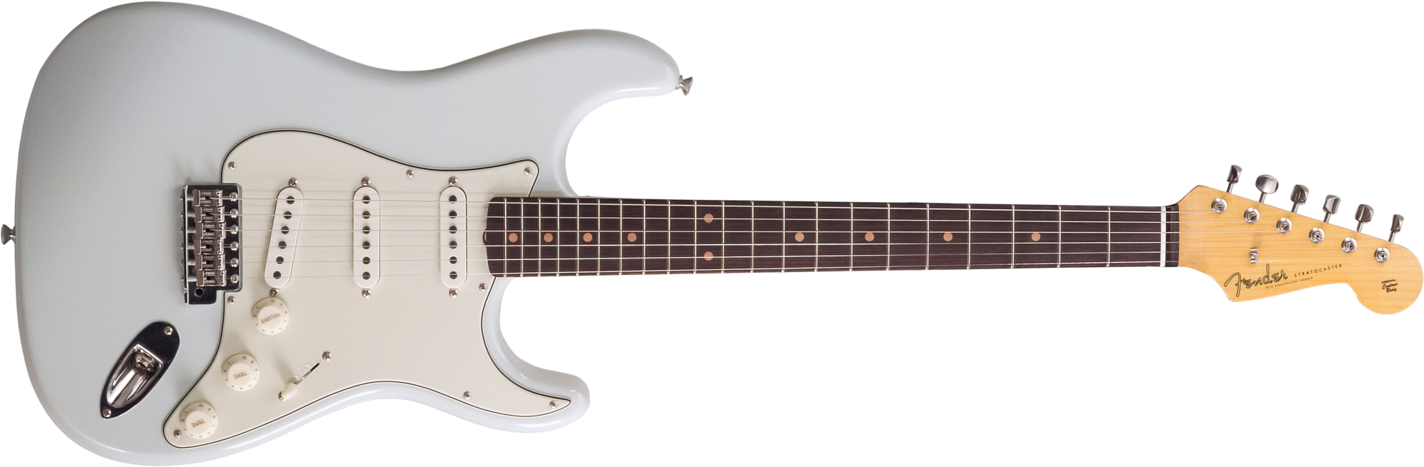 Fender Custom Shop Strat 1959 3s Trem Rw #r143419 - Time Capsule Sonic Blue - Guitare Électrique Forme Str - Main picture