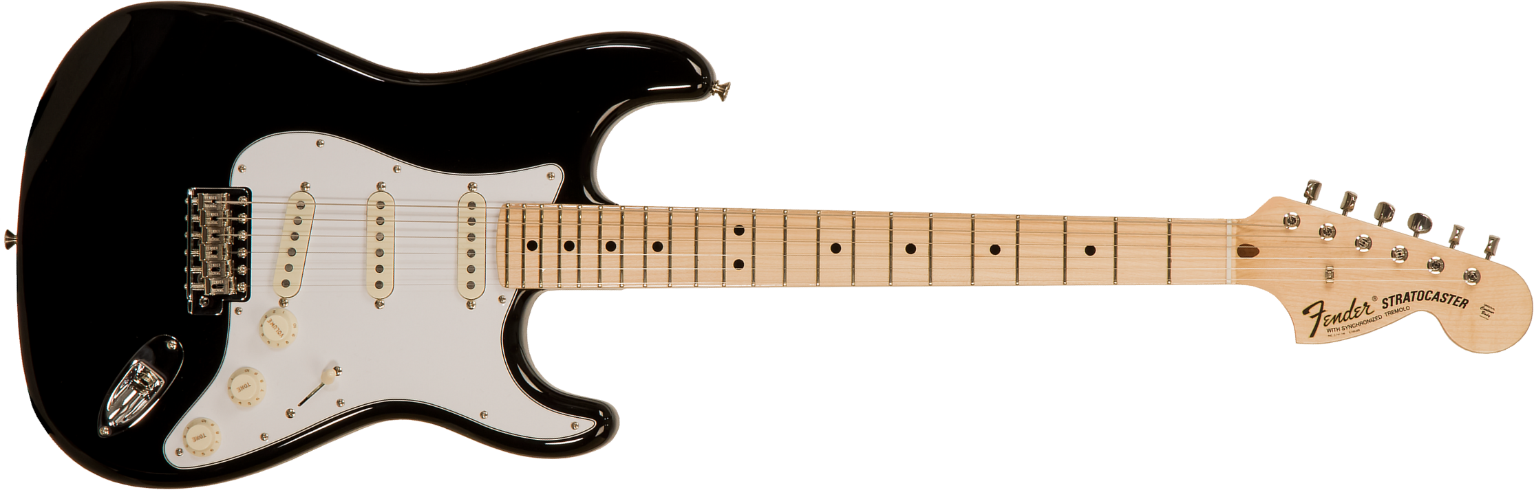 Fender Custom Shop Strat 1969 3s Trem Mn #r123423 - Nos Black - Guitare Électrique Forme Str - Main picture