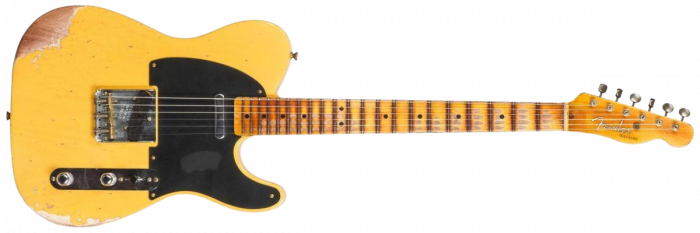 Fender Custom Shop 1952 Telecaster #R128046 - Heavy relic aged nocaster blonde
