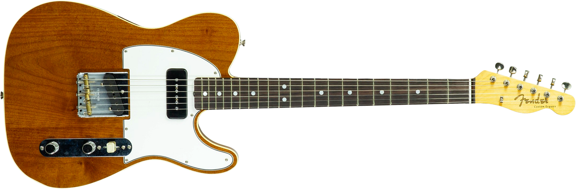 Fender Custom Shop Tele / Double Esquire Custom 2s Ht Rw #cz590971 - Closet Classic Aged Natural - Guitare Électrique Forme Tel - Main picture