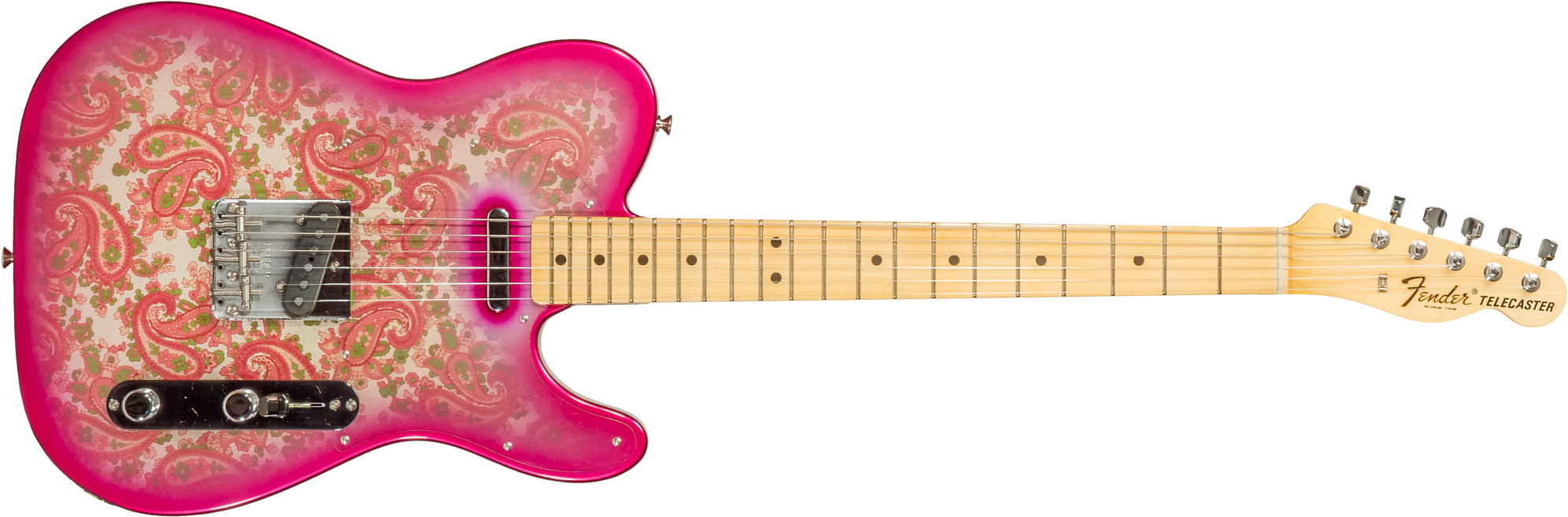 Fender Custom Shop Tele Vintage Custom 1968 2s Ht Mn #r126998 - Nos Pink Paisley - Guitare Électrique Forme Tel - Main picture