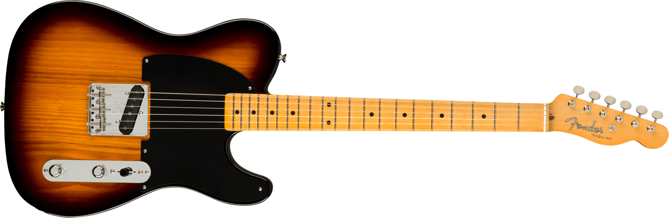 Fender Esquire/tele 70th Anniversary Usa Mn - 2-color Sunburst - Guitare Électrique Forme Tel - Main picture