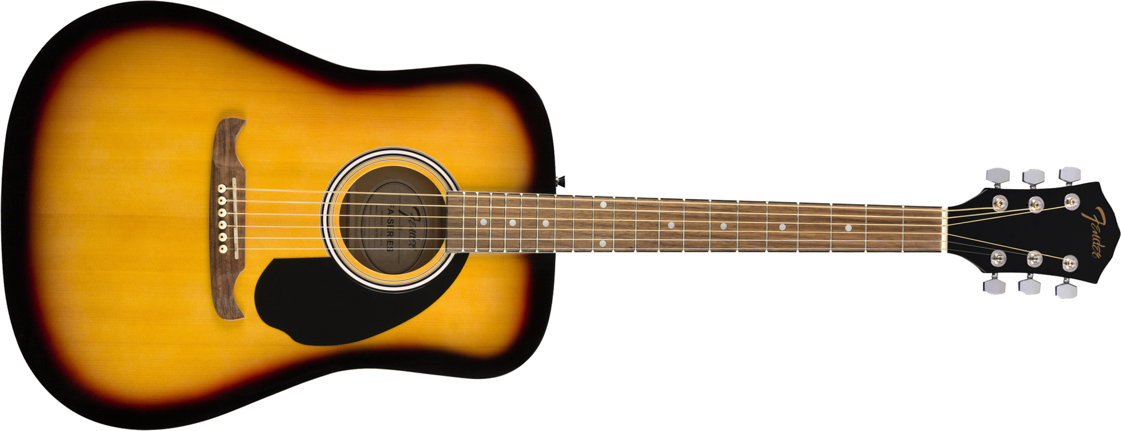 Fender Fa-125 Dreadnought 2020 Epicea Acajou Wal - Sunburst - Guitare Acoustique - Main picture