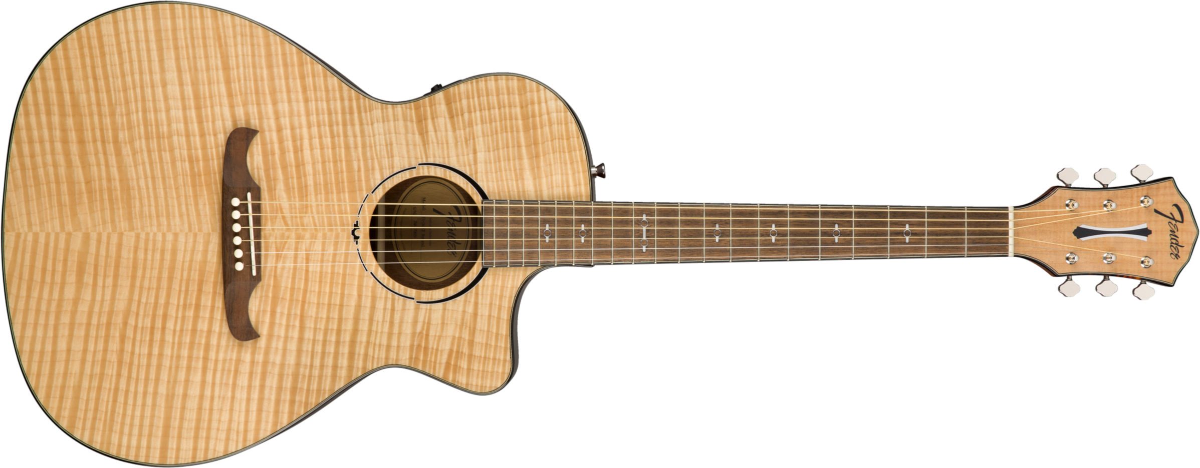 Fender Fa-345ce Alternative Auditorium Cw Erable Lacewood Lau - Natural - Guitare Electro Acoustique - Main picture