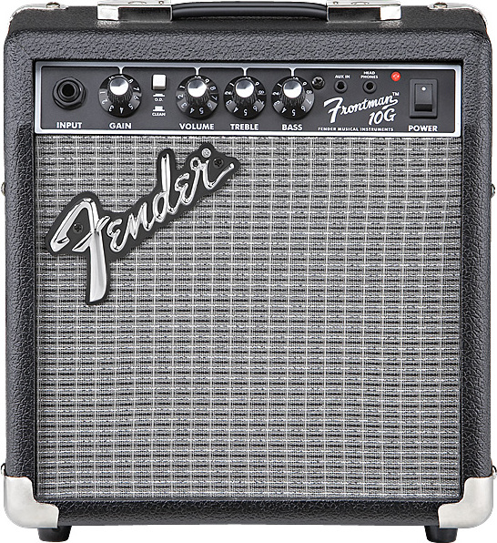 Fender Frontman 10g 10w 1x6 Black - Ampli Guitare Électrique Combo - Main picture