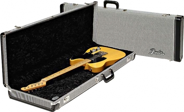 Fender G&g Deluxe Hardshell Guitar Case Strat/tele Tweed/black - Etui Guitare Électrique - Main picture