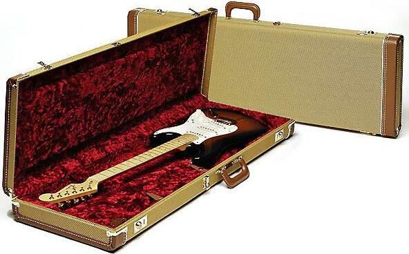 Fender G&g Deluxe Hardshell Guitar Case Strat/tele Tweed/red Poodle - Etui Guitare Électrique - Main picture