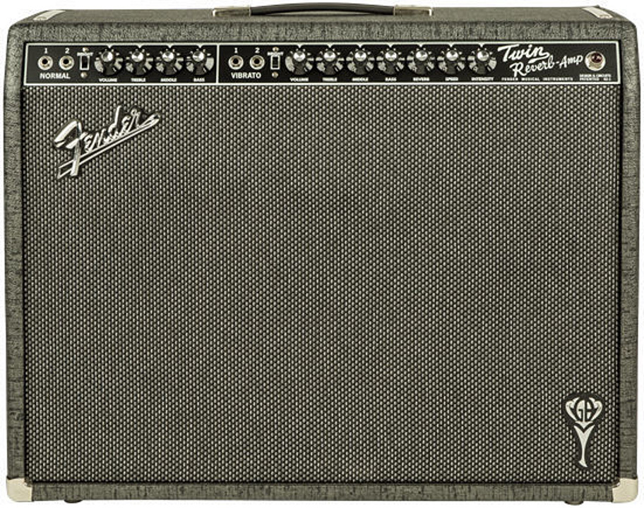 Fender George Benson Gb Twin Reverb 85w Gray 2x12 - Ampli Guitare Électrique Combo - Main picture