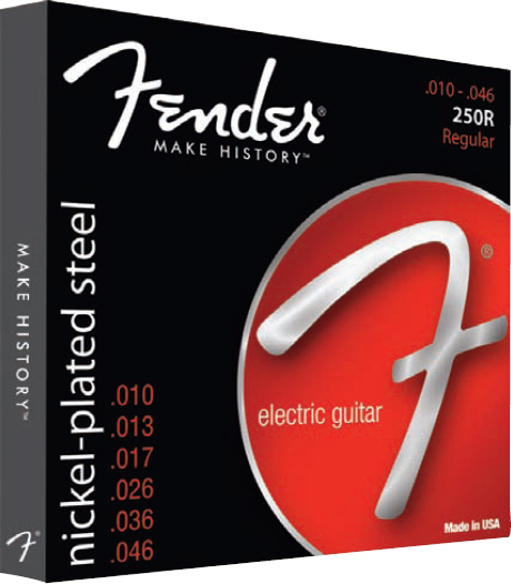 Fender Jeu De 6 Cordes Guit. Elec. 6c Nickelplated Steel Ball End 009.046 250lr Nw - Cordes Guitare Électrique - Main picture