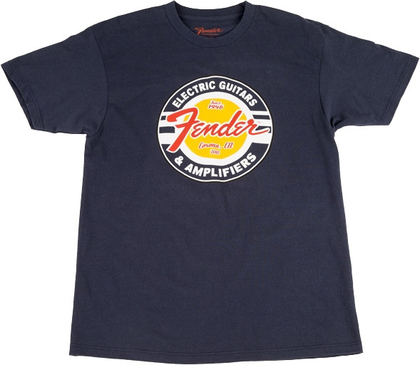 Fender Classic Circle Logo Navy M - T-shirt - Main picture