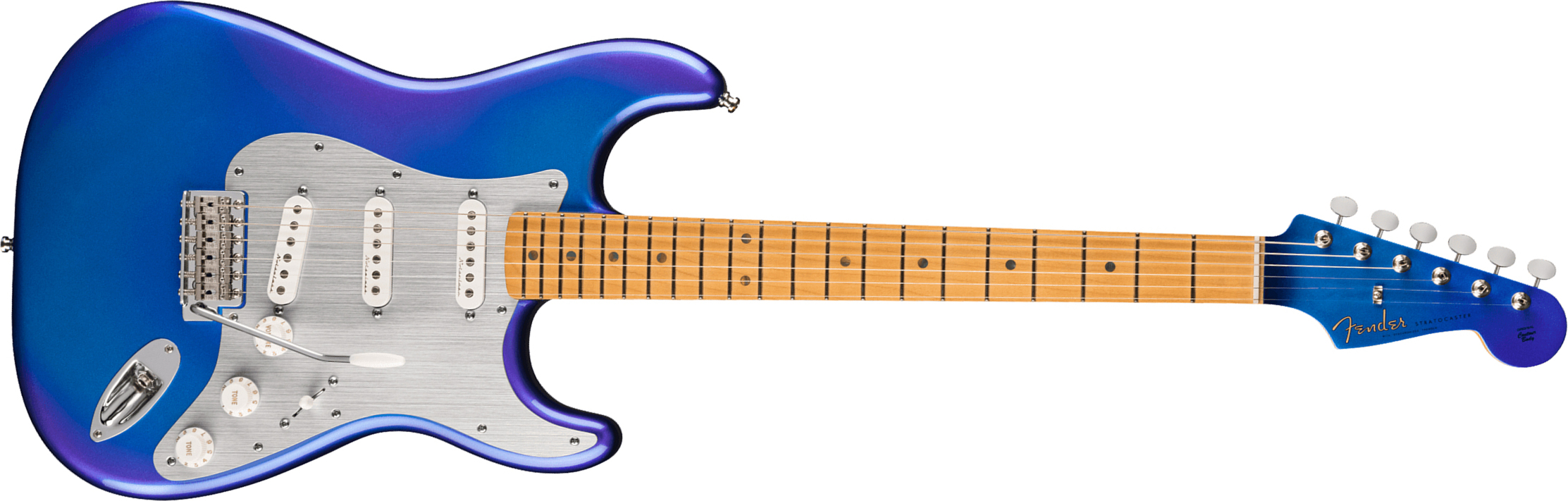 Fender H.e.r. Strat Ltd Signature Mex 3s Trem Mn - Blue Marlin - Guitare Électrique Forme Str - Main picture