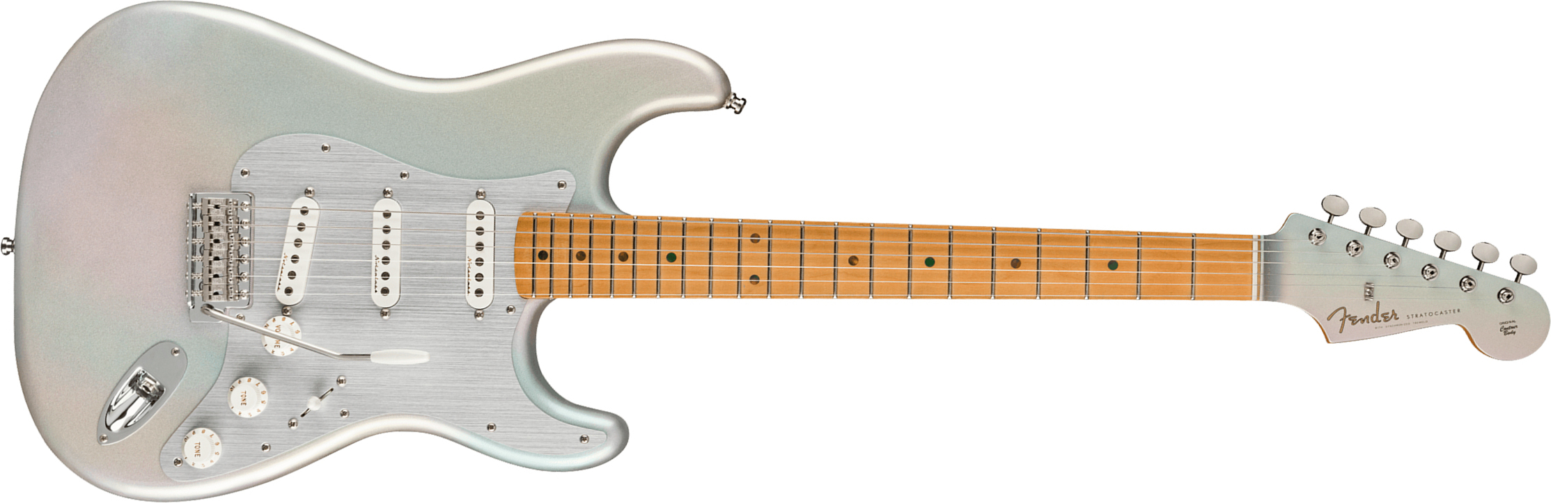 Fender H.e.r. Strat Signature Mex 3s Trem Mn - Chrome Glow - Guitare Électrique Forme Str - Main picture