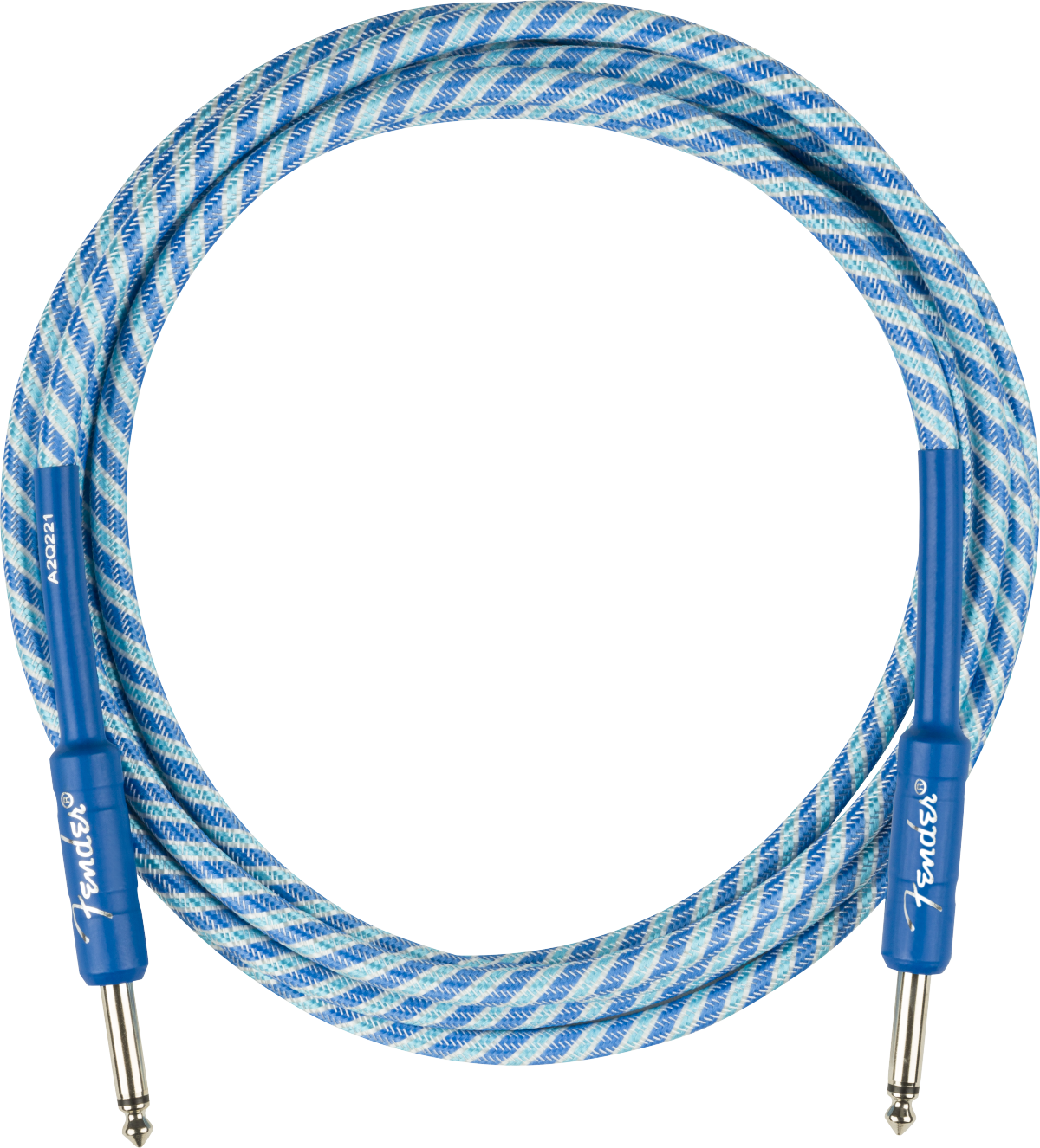 Fender Icicle Holiday Instrument Cable Droit Droit 10ft Blue - CÂble - Main picture