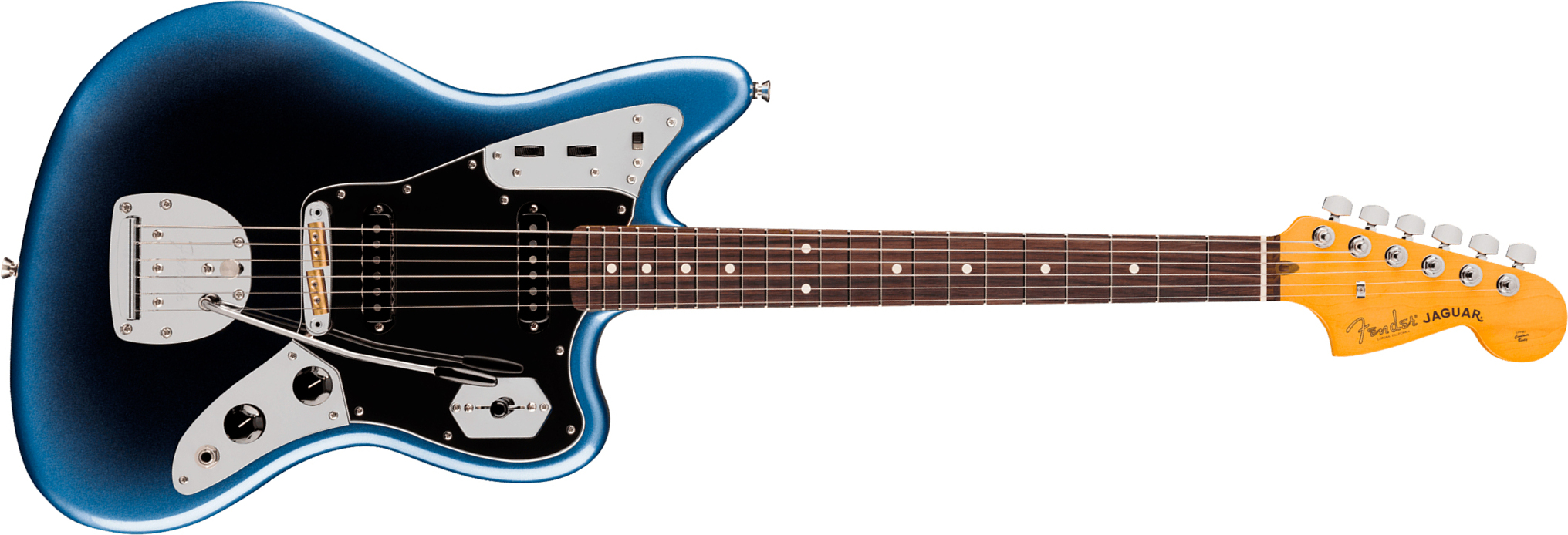Fender Jaguar American Pro. Usa Shsc 2s Trem Rw - Dark Night - Guitare Électrique RÉtro Rock - Main picture