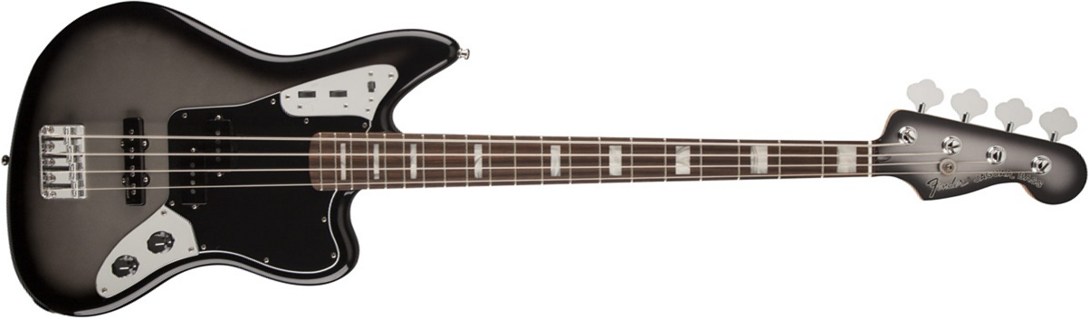 Fender Jaguar Bass Troy Sanders Signature - Silverburst - Basse Électrique Solid Body - Main picture