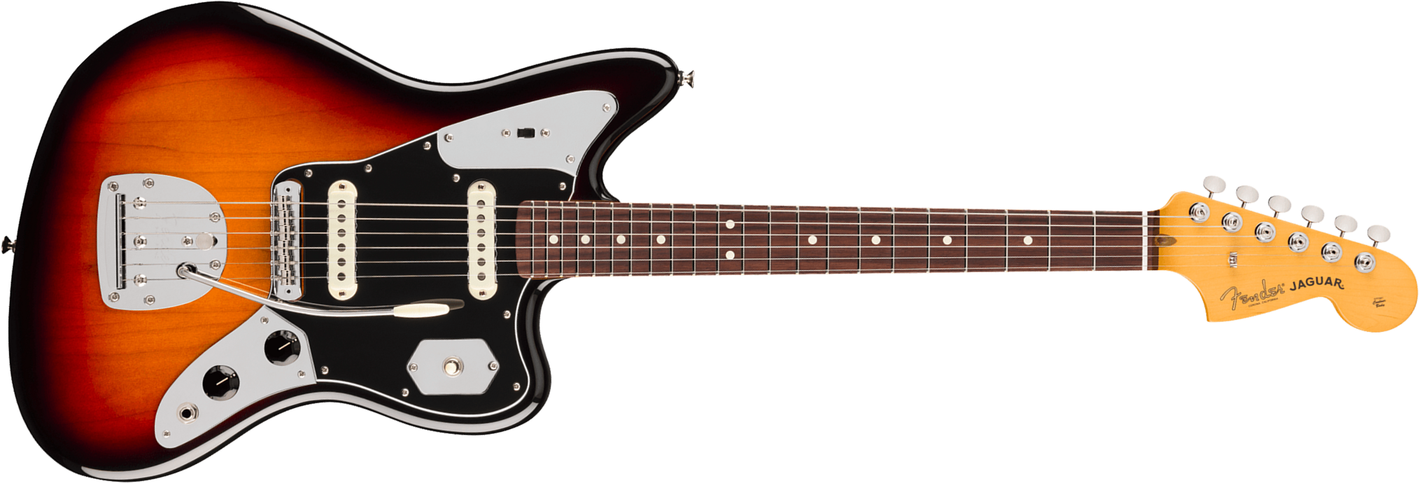Fender Jaguar Classic American Pro Usa Shsc 2s Trem Rw - 3-color Sunburst - Guitare Électrique RÉtro Rock - Main picture