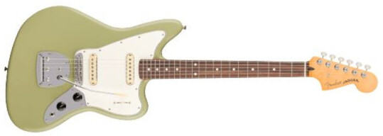 Fender Jaguar Player Ii Mex Trem 2s Rw - Birch Green - Guitare Électrique RÉtro Rock - Main picture
