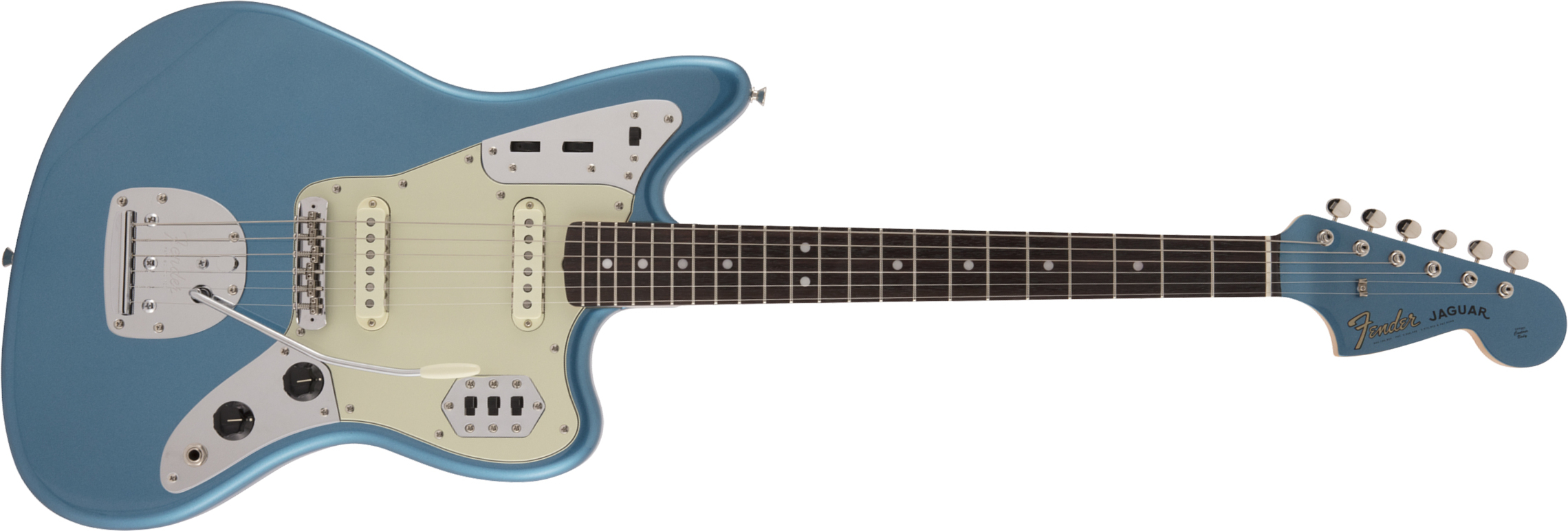 Fender Jaguar Traditional 60s Jap Rw - Lake Placid Blue - Guitare Électrique RÉtro Rock - Main picture