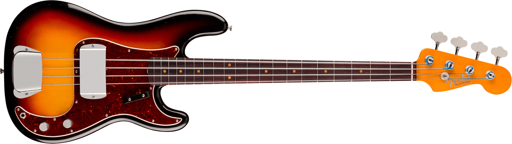 Fender James Jamerson Precision Bass 1962 Signature Usa Rw - Heirloom 3-color Sunburst - Basse Électrique Solid Body - Main picture