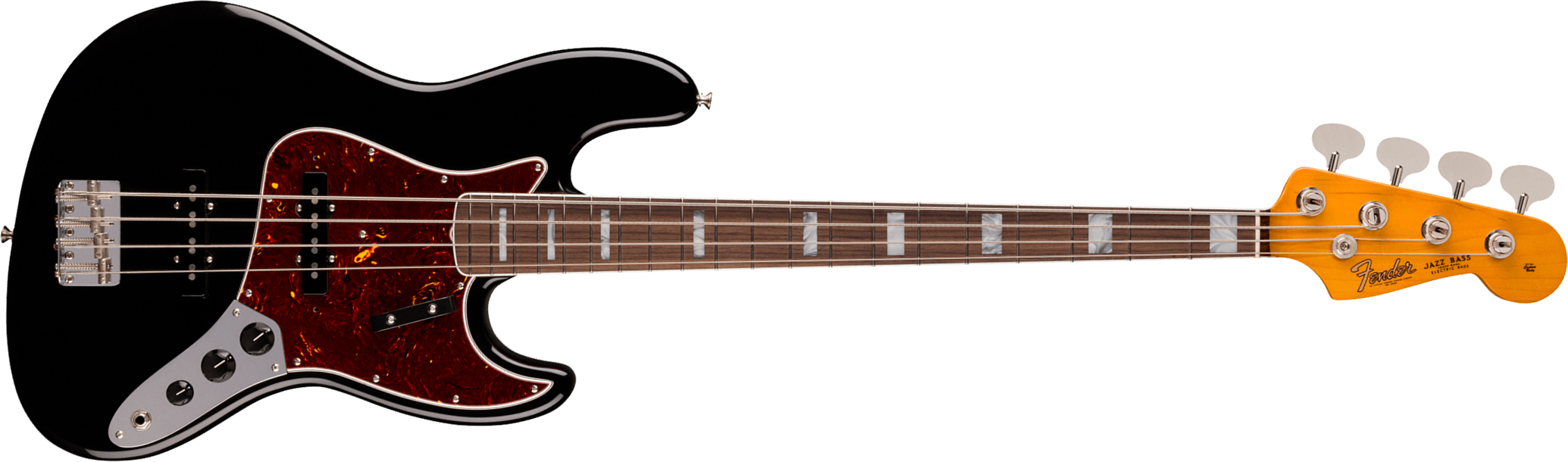 Fender Jazz Bass 1966 American Vintage Ii Ltd Usa Rw - Black - Basse Électrique Solid Body - Main picture