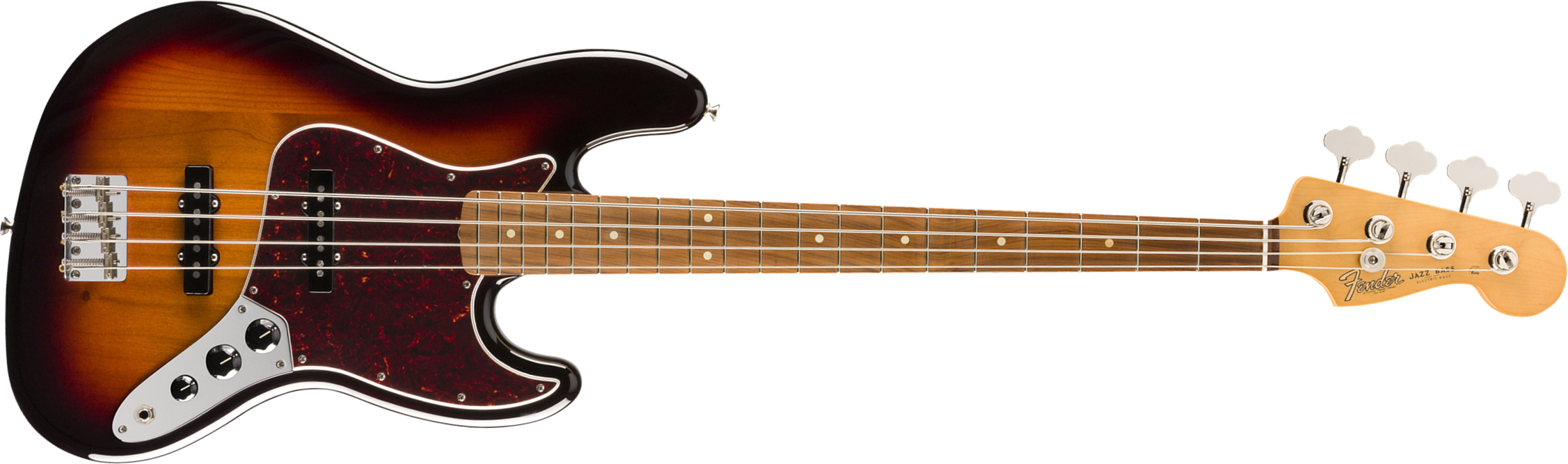 Basse électrique solid body Fender Vintera 60's Jazz Bass (MEX, PF) - 3-color sunburst
