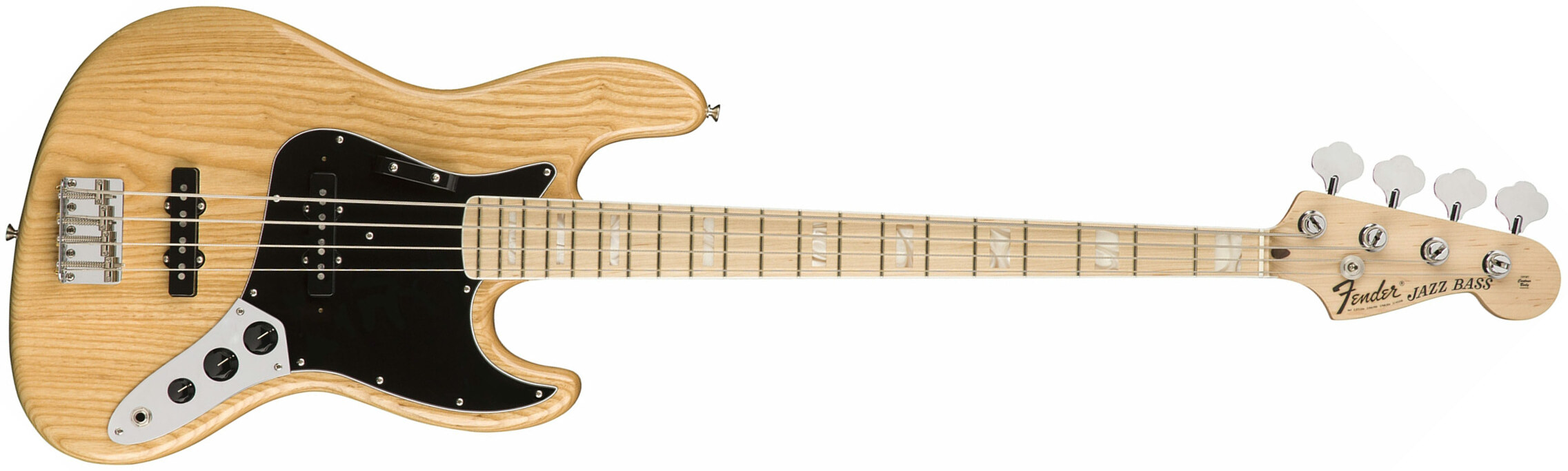 Fender Jazz Bass '70s American Original Usa Mn - Natural - Basse Électrique Solid Body - Main picture
