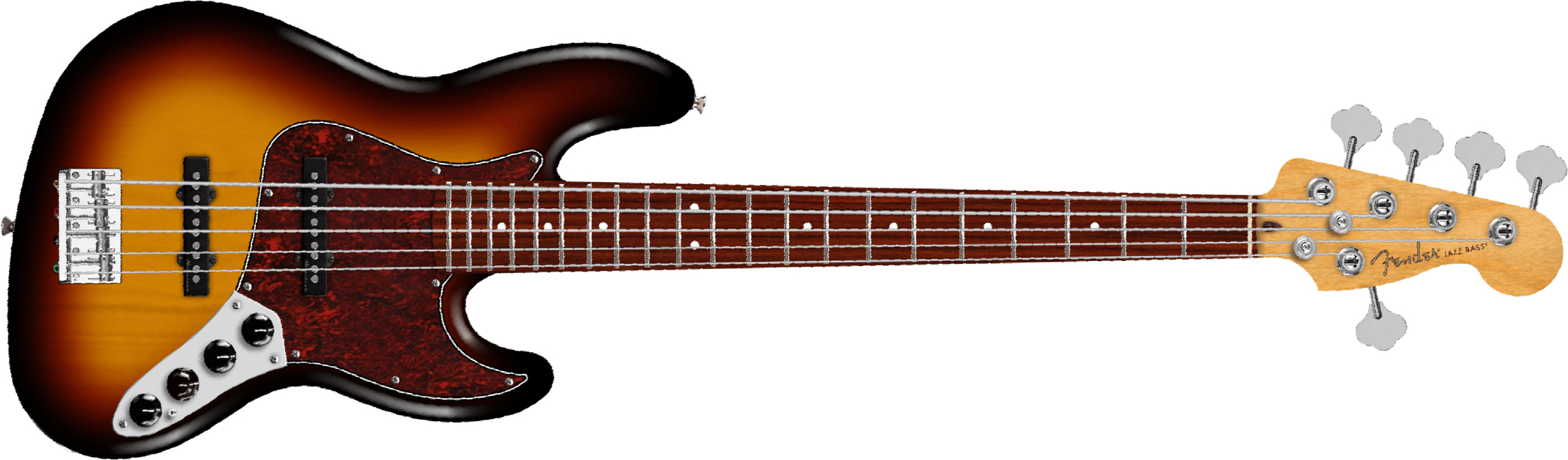 Fender Jazz Bass Active V Player Ii Modified Mex 5c Rw - 3-color Sunburst - Basse Électrique Solid Body - Main picture