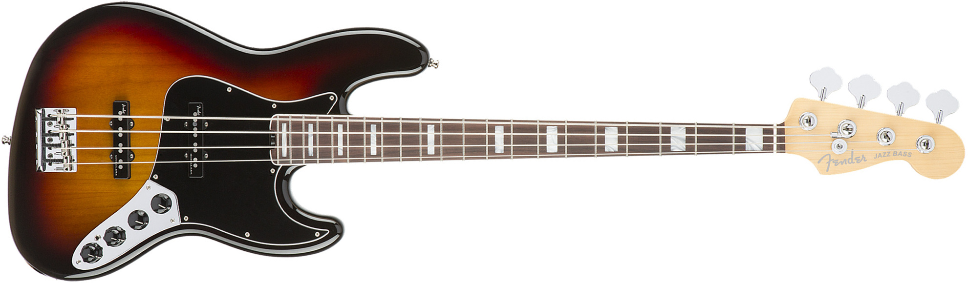Fender Jazz Bass American Elite 2016 (usa, Rw) - 3-color Sunburst - Basse Électrique Solid Body - Main picture